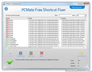 PCMate Free Shortcut Fixer screenshot